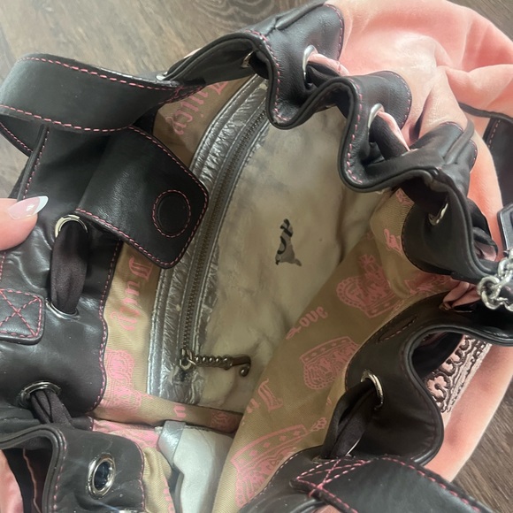 Juicy Couture Pink and Brown Tote Bag - Picture 8 of 13